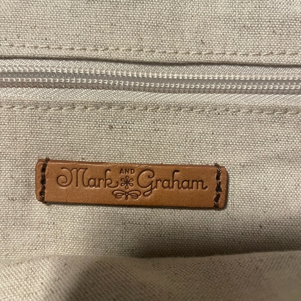 Mark and graham large leather tote